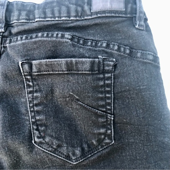 Jones New York Black Denim Shorts Madison Bermuda sz. 10 - Picture 2 of 8